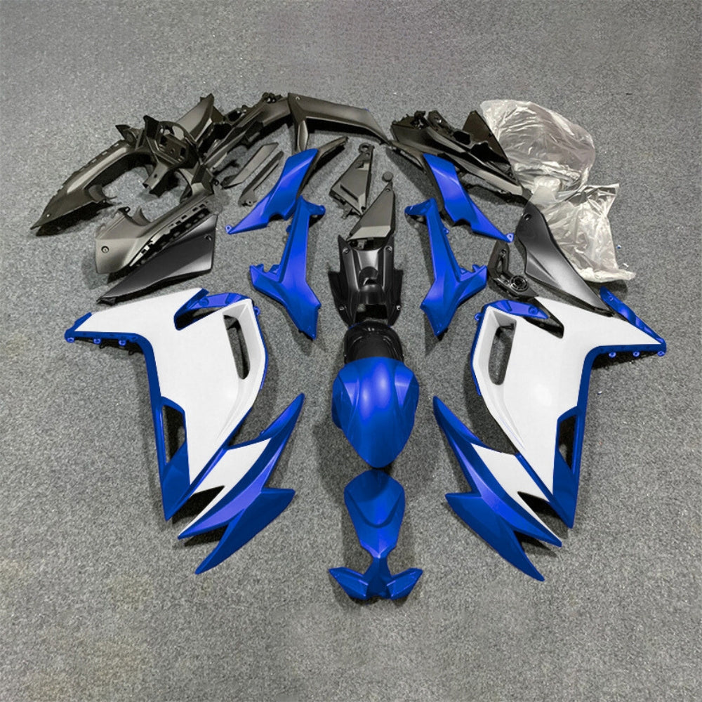 For KAWASAKI Ninja 650 ER-6F 2020-2026 Green Black Custom Painted Motorcycle Fairings Kit | NiceFairings - paint design NO.5 option image