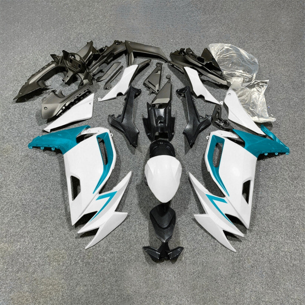 For KAWASAKI Ninja 650 ER-6F 2020-2026 Blue Black Sportbike Fairings Kit Replacement Cowling | NiceFairings - paint design NO.6 option image