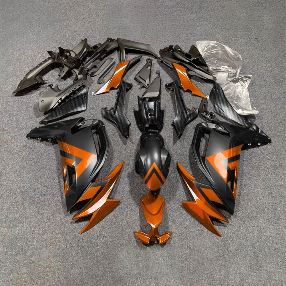 For KAWASAKI Ninja 650 ER-6F 2020-2026 Red Black Custom Painted Motorcycle Fairings Kit | NiceFairings - paint design NO.6 option image