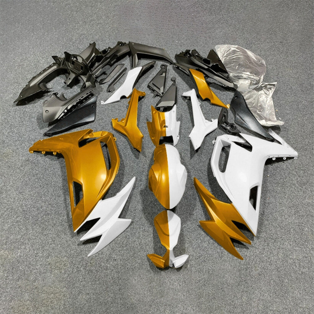 For KAWASAKI Ninja 650 ER-6F 2020-2026 Orange Black Custom Painted Motorcycle Fairings Kit | NiceFairings - paint design NO.7 option image