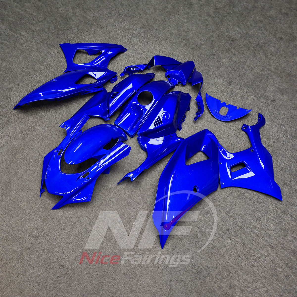 ABS Plastic Fairing Set Fits Yamaha YZF-R7 2021-2025 | NiceFairings - front angle image
