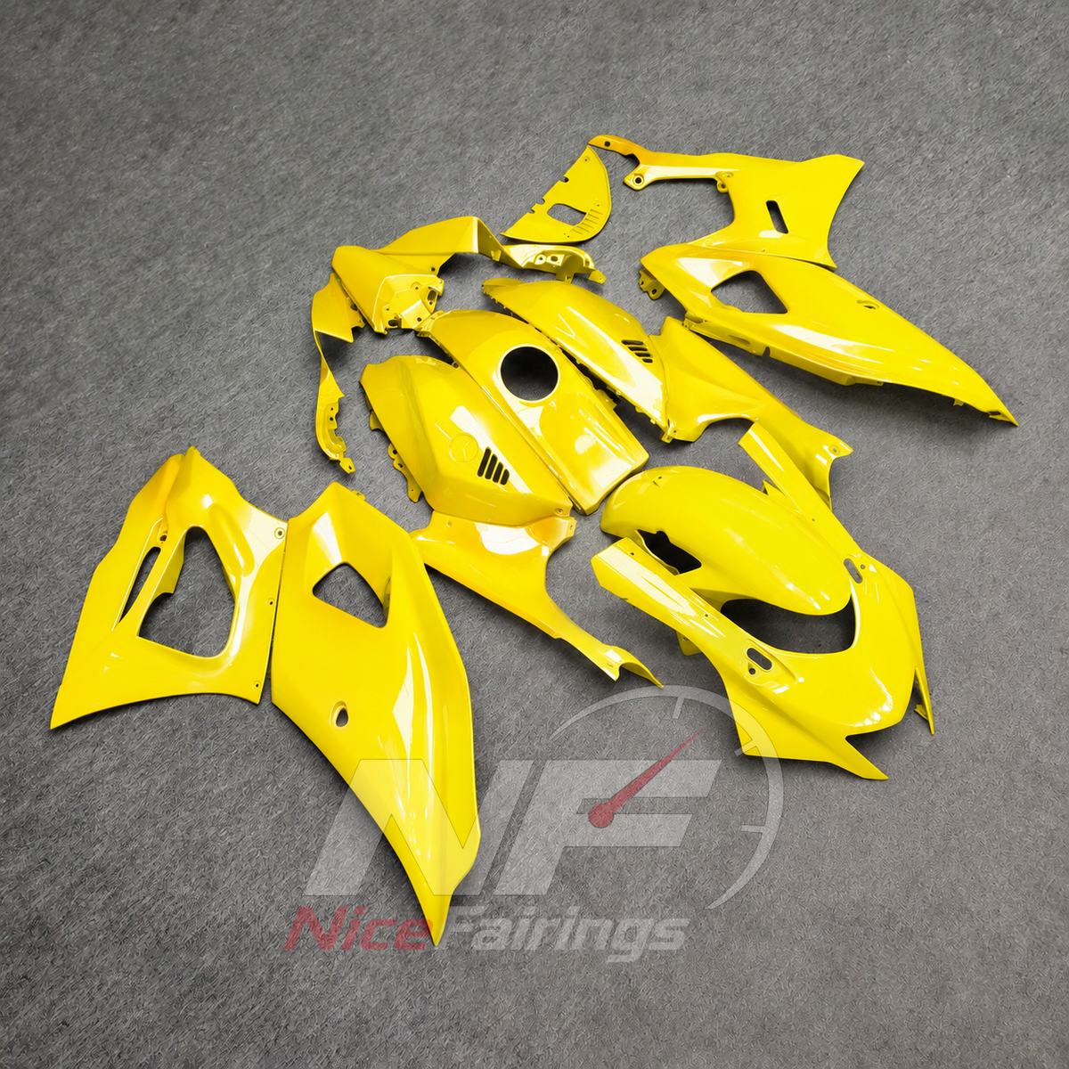Custom-Painted ABS Plastic Body Panel Set Fits 2021-2025 Yamaha YZF-R7 | NiceFairings - front angle image