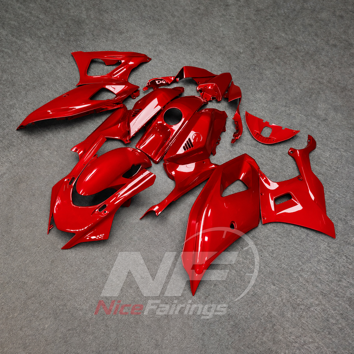 Replacement ABS Injection Fairing Kit Fits Yamaha YZF-R7 2021-2025 | NiceFairings - front angle image