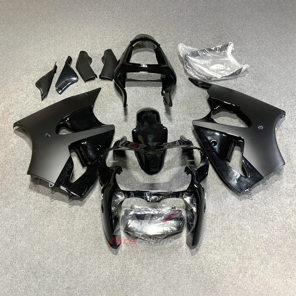 Kawasaki ZX6R 2000-2002 Dark gray plain bodywork - front view