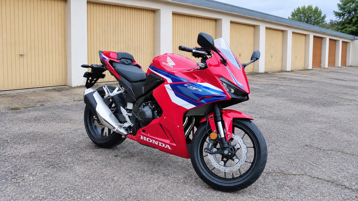 2024 Honda CBR500R real photograph by Hondianer with digitally extended surroundings; editorial image, not an installation or kit fitment test