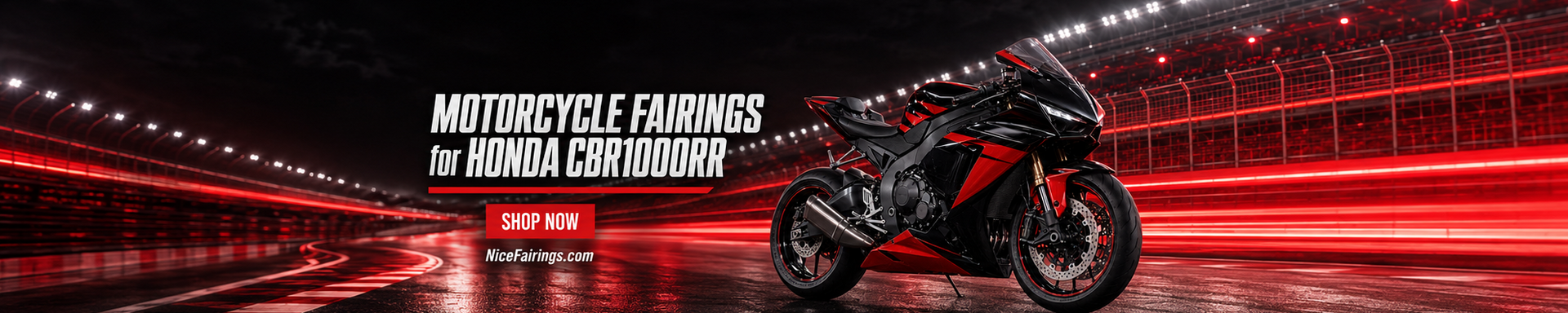 Custom HONDA CBR1000RR Motorcycle Fairings from Nicefairings