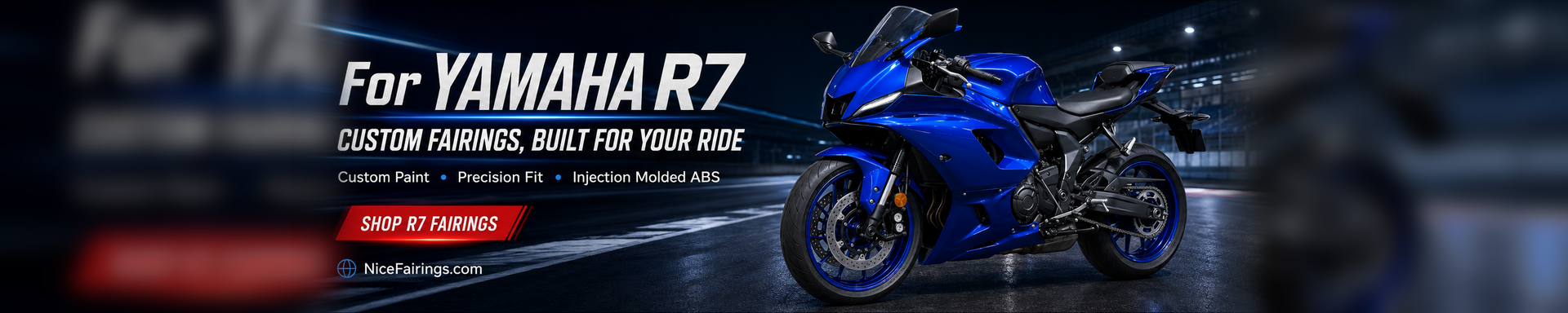 Custom YAMAHA YZFR7 Motorcycle Fairings from Nicefairings