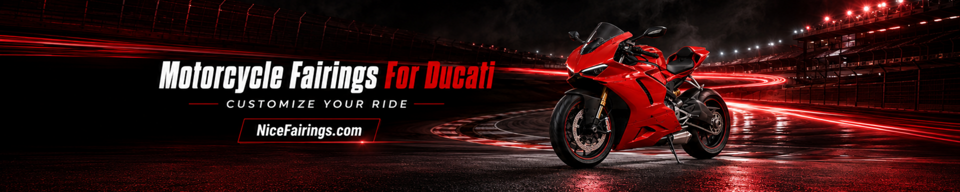 Custom Ducati V2 V4 Motorcycle Fairings from Nicefairings