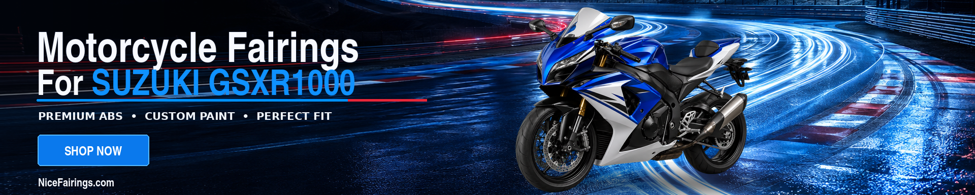 Custom SUZUKI GSXR1000 Motorcycle Fairings from Nicefairings
