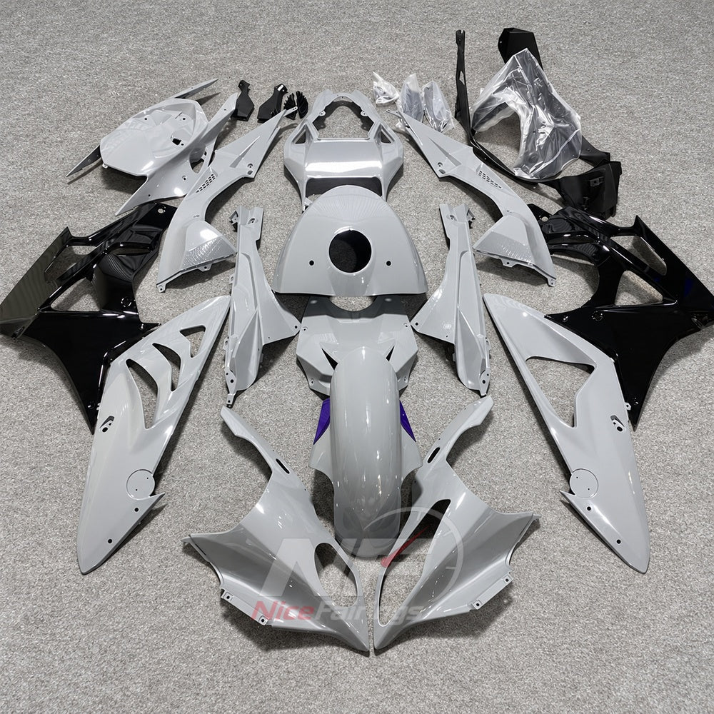 Aftermarket Fairing Kit Fits 2009-2014 BMW S1000RR - Sportbike ABS Bodywork - Cyan Silver with Tank Cover | NiceFairings - paint design NO.9 option image