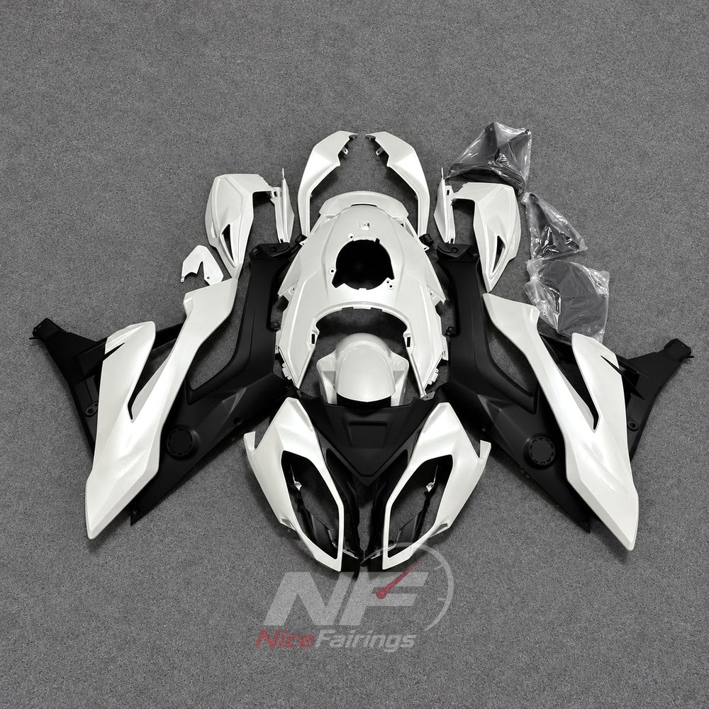 Aftermarket Fairing Kit Fits 2015-2019 BMW S1000XR - Motorcycle ABS Bodywork - Blue White Red | NiceFairings - paint design NO.3 option image