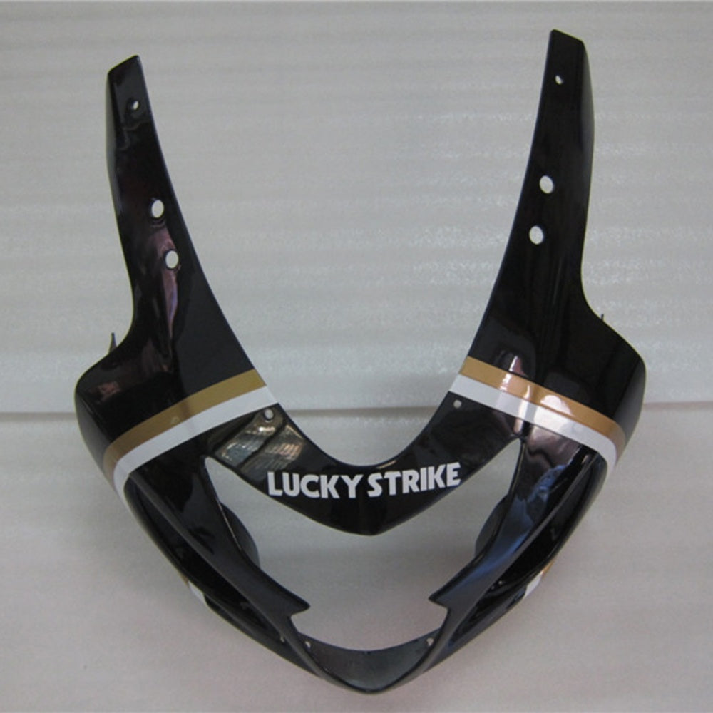 For Suzuki GSXR600 GSXR750 K4 2004-2005 Black Gold White Fairings Kit | NiceFairings - detail angle image