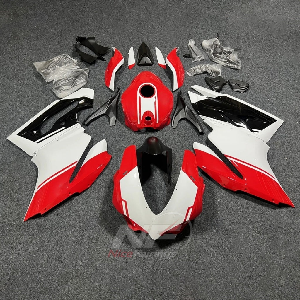Fairing Kit Fits 2015-2019 DUCATI Panigale 959 1299 - ABS Plastic - Red White Black | NiceFairings - main product image