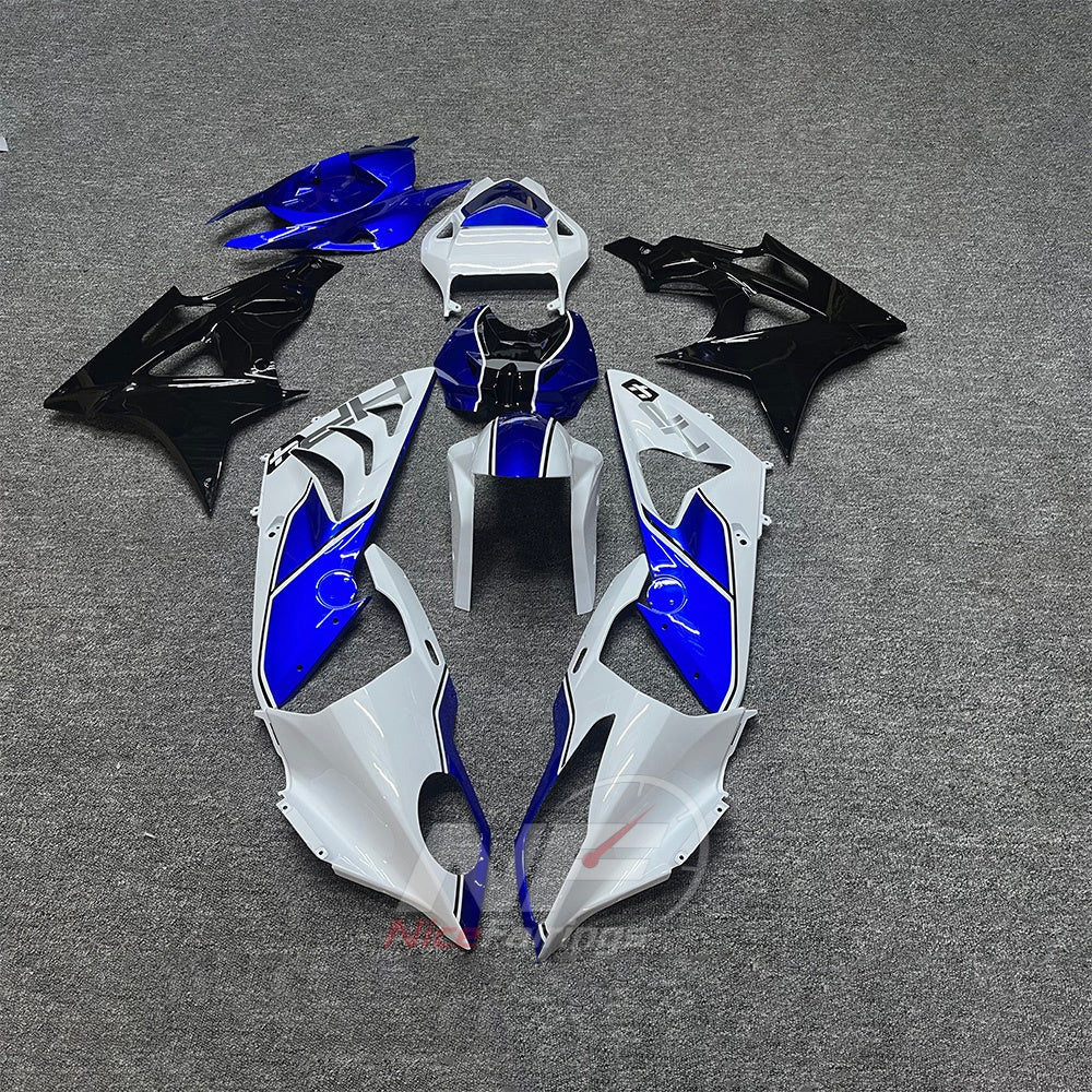 Fairing Kit Fits 2009-2014 BMW S1000RR - ABS Plastic Bodywork - Red Black | NiceFairings - paint design NO.2 option image