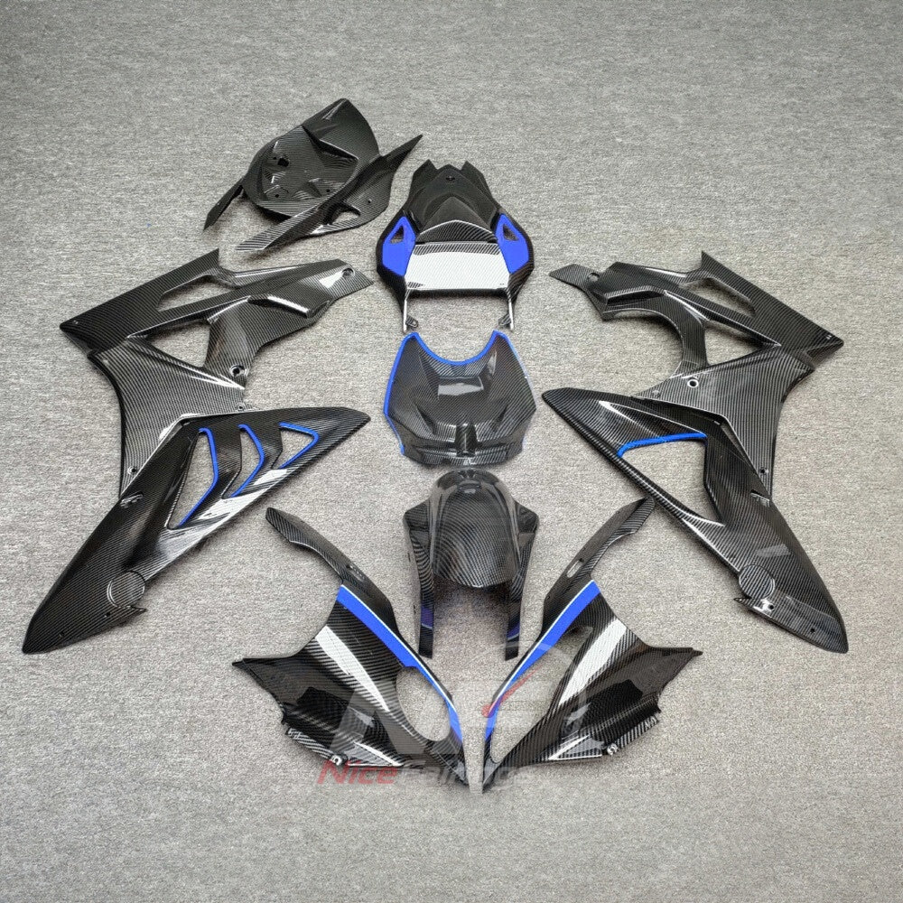 Aftermarket Fairing Kit Fits 2009-2014 BMW S1000RR - Sportbike ABS Bodywork - Silver Blue Black | NiceFairings - main product image