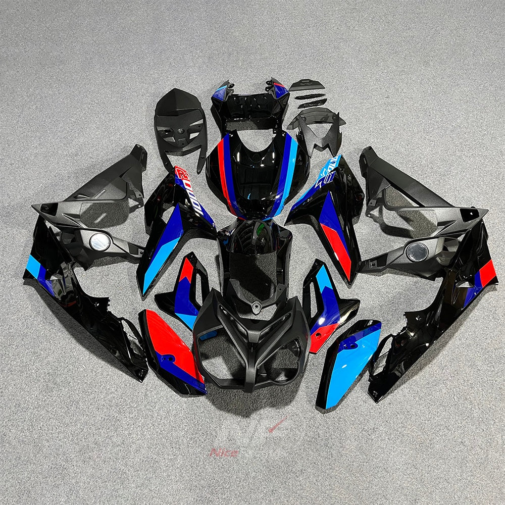 Replacement Fairings Fit 2017-2020 BMW S1000R - Custom-Painted ABS Bodywork - Red Yellow Black | NiceFairings - paint design NO.4 option image