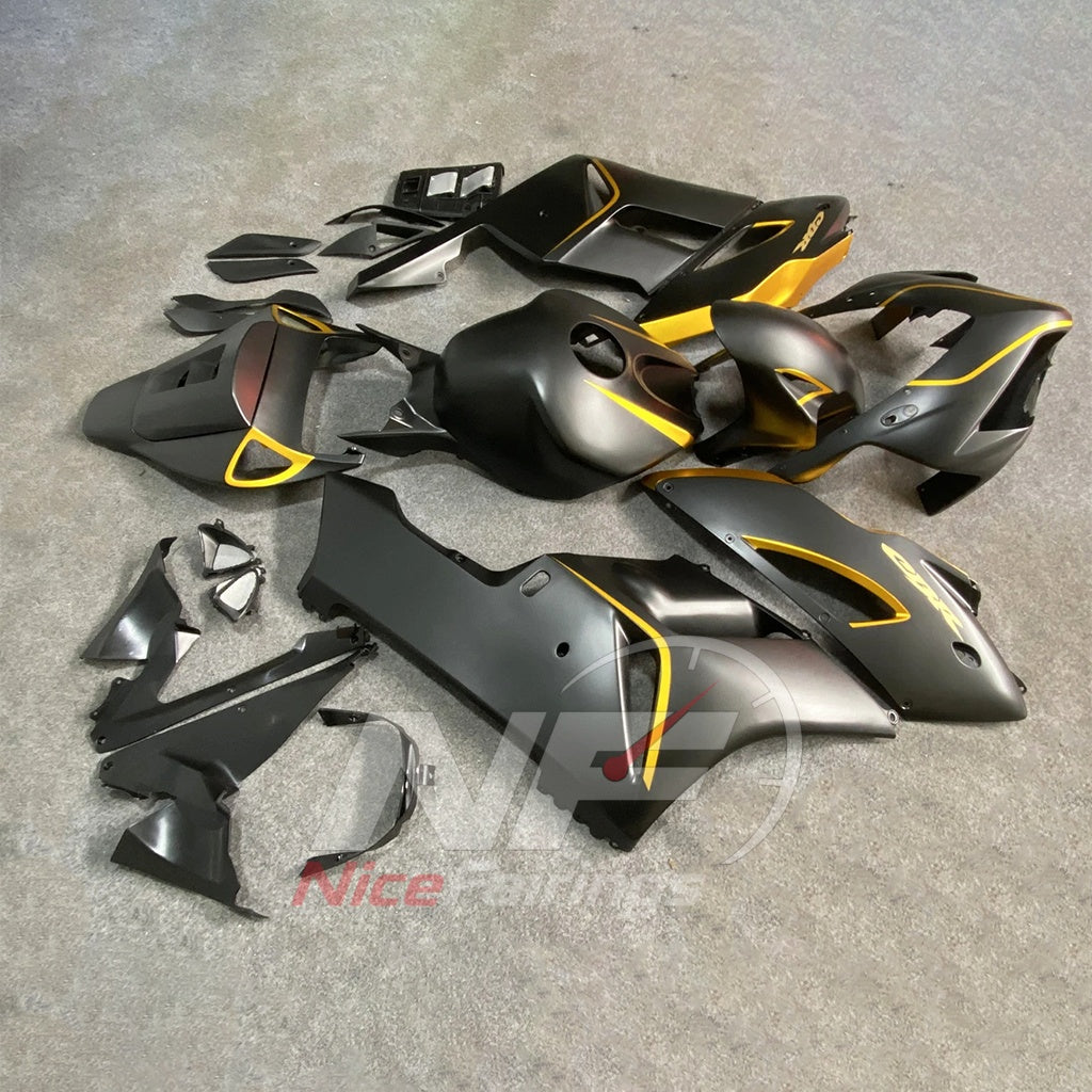 Black ABS Plastic Bodywork Kit Fits HONDA CBR1000RR 2004-2005 | NiceFairings - side angle image