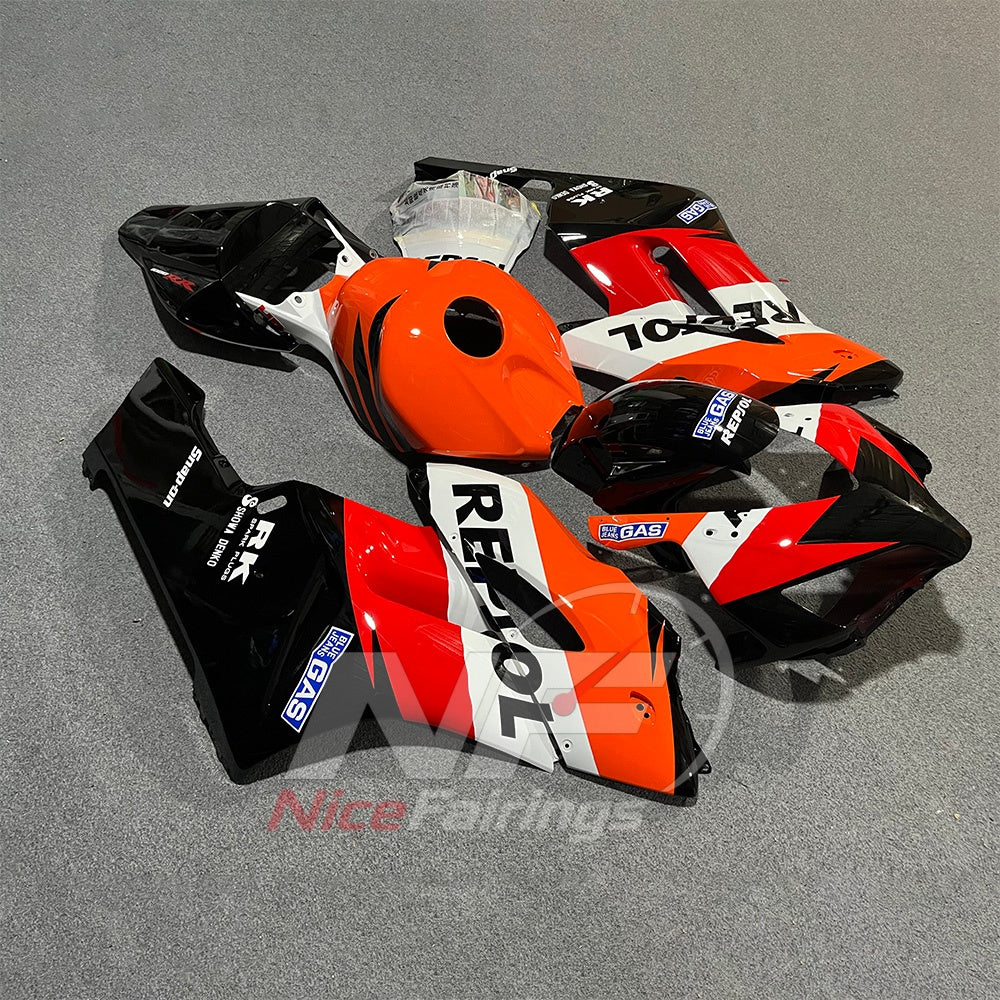 ABS Cowling Set Fits 2004-2005 HONDA CBR1000RR | NiceFairings - side angle image