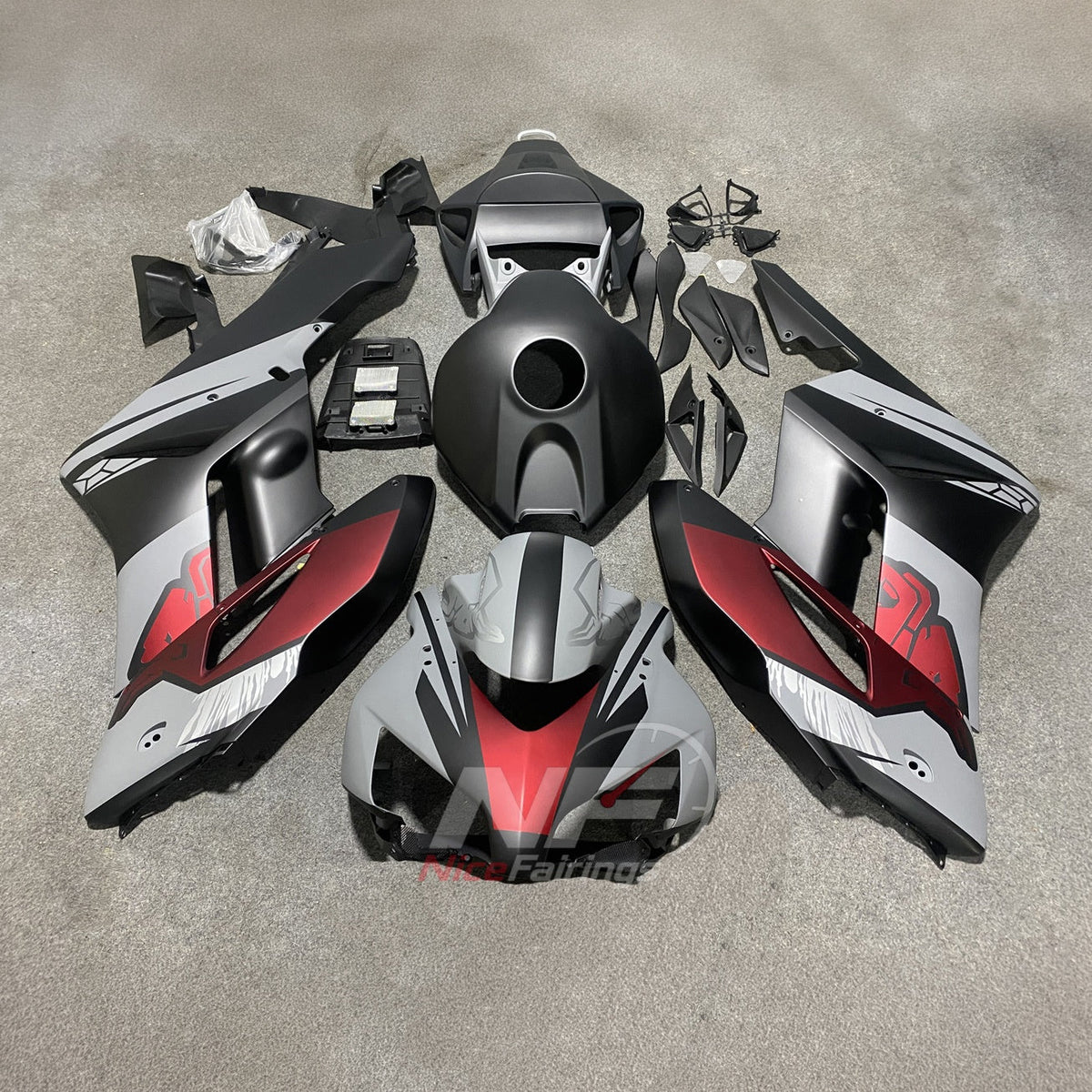 Replacement ABS Fairing Panel Kit Fits HONDA CBR1000RR 2004-2005 | NiceFairings - paint design NO.3 option image