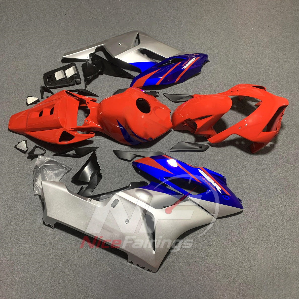 Aftermarket Replacement Body Panels Compatible with 2004-2005 HONDA CBR1000RR | NiceFairings - side angle image