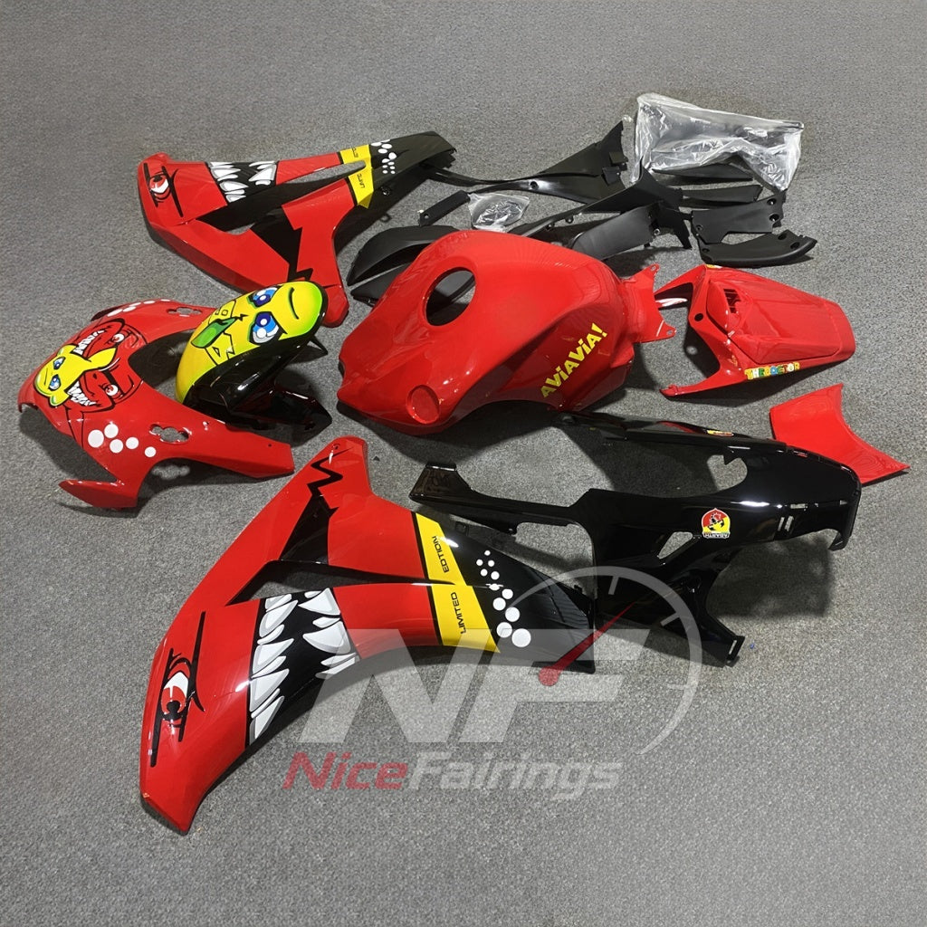 ABS Plastic Cowling Kit Fits 2008-2011 HONDA CBR1000RR | NiceFairings - side angle image