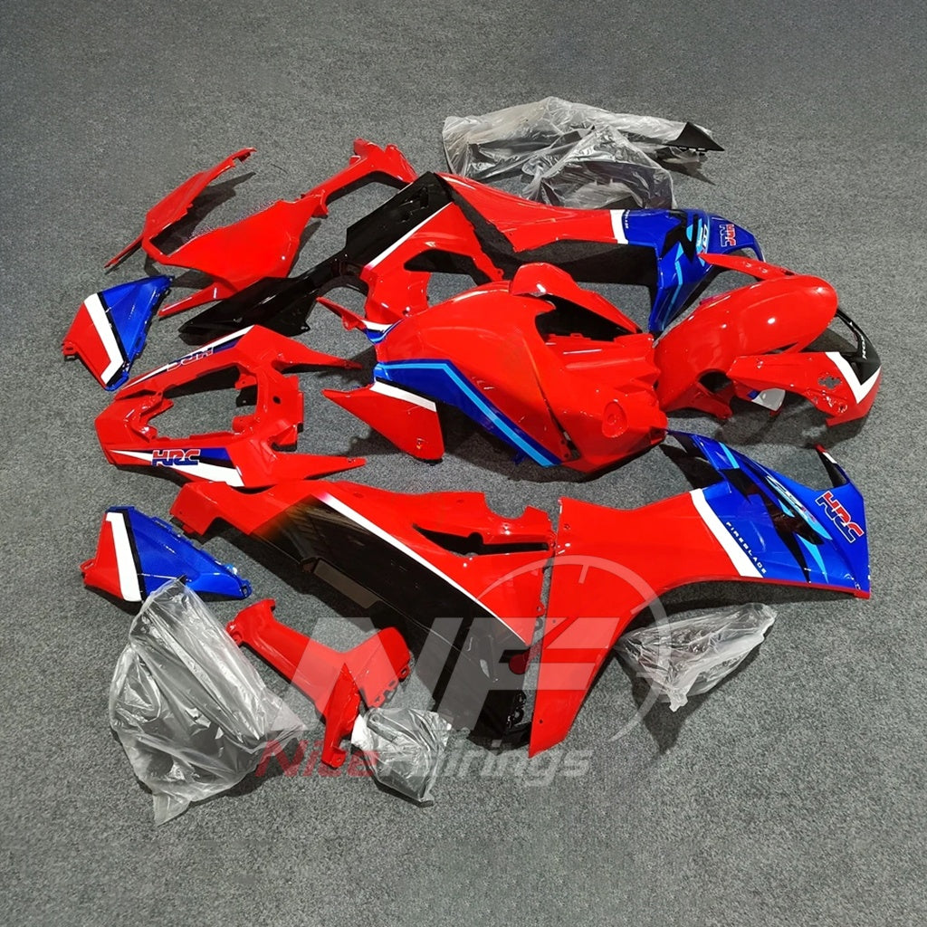 Custom-Painted Red ABS Plastic Fairing Kit Fits HONDA CBR1000RR 2017-2020 | NiceFairings - front angle image