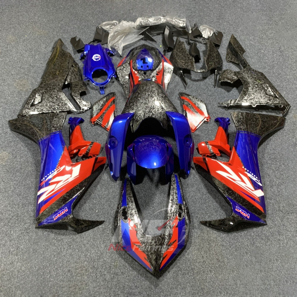 Replacement Gray ABS Injection Fairing Kit Fits 2017-2020 HONDA CBR1000RR | NiceFairings - paint design NO.2 option image