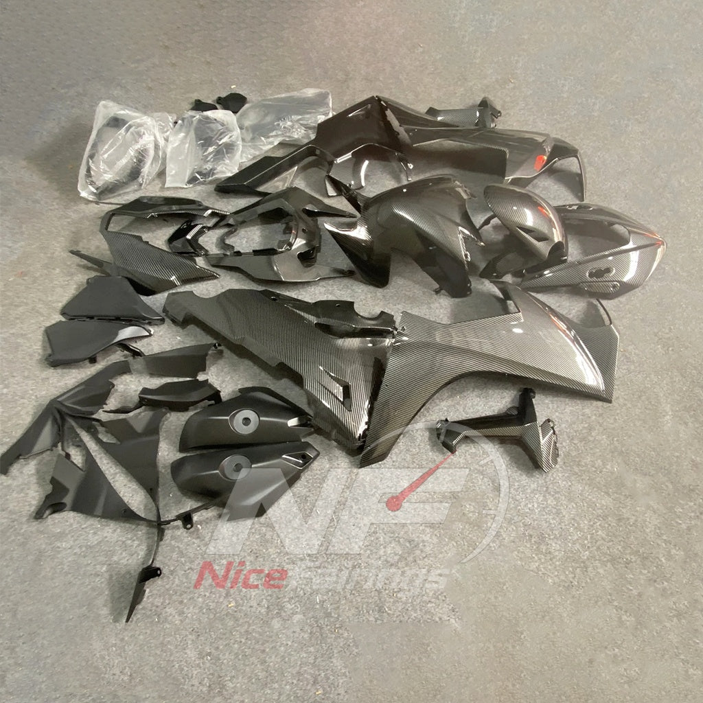 Replacement Gray ABS Injection Fairing Kit Fits 2017-2020 HONDA CBR1000RR | NiceFairings - side angle image