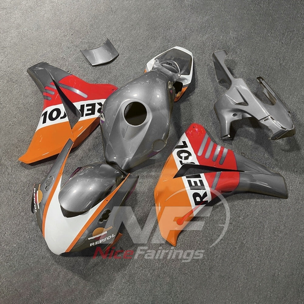 Injection-Molded Fairings Compatible with HONDA CBR1000RR 2008-2011 | NiceFairings - front angle image