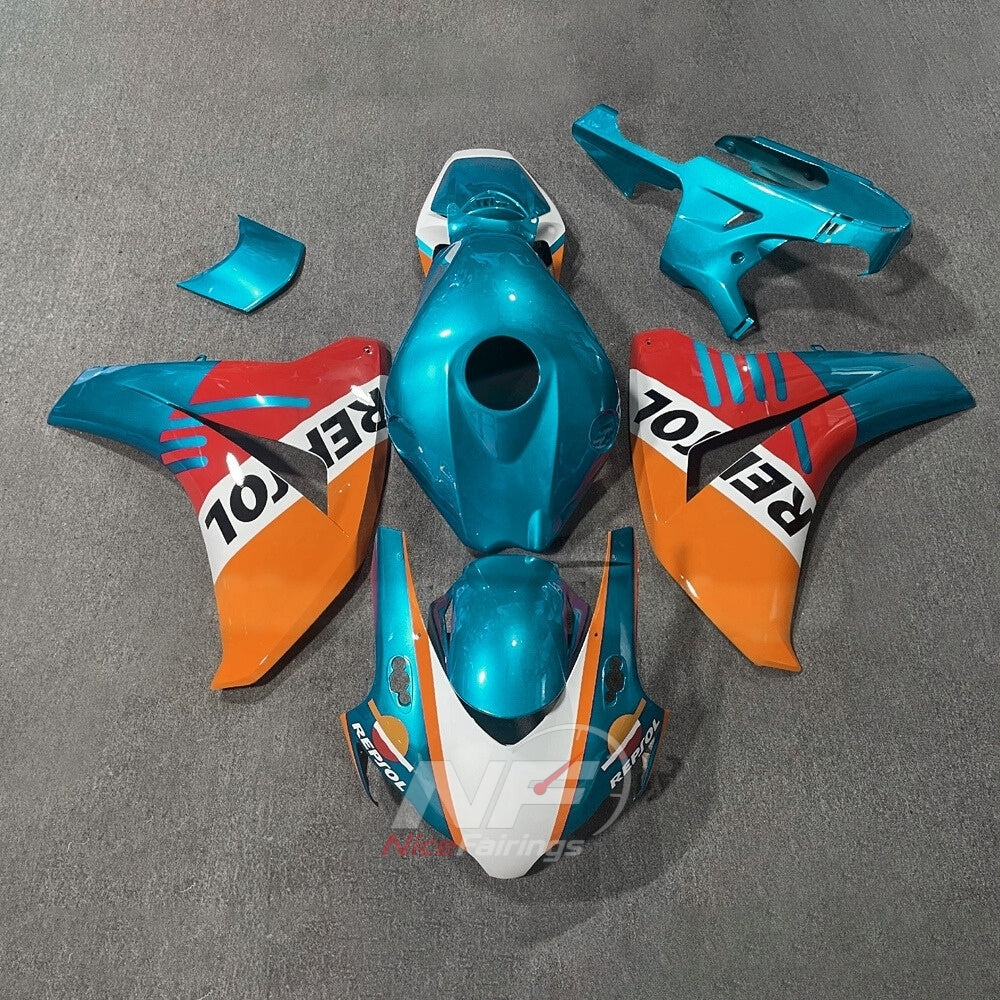 Replacement Sportbike Bodywork Set Fits 2008-2011 HONDA CBR1000RR | NiceFairings - paint design NO.9 option image
