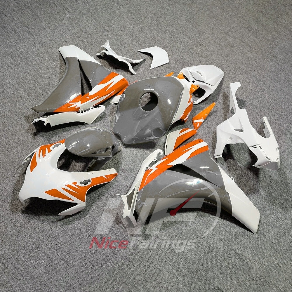 Custom-Painted Gray ABS Cowling Set Fits 2008-2011 HONDA CBR1000RR | NiceFairings - front angle image