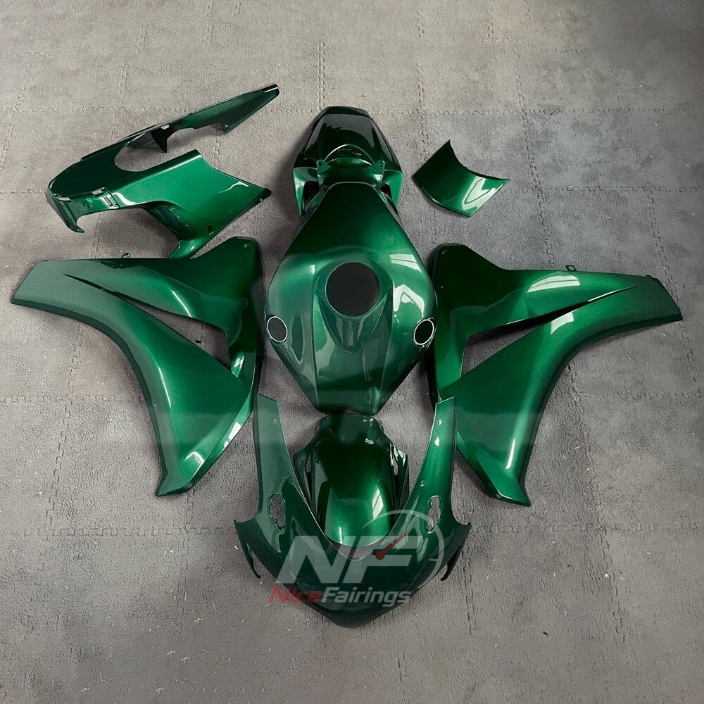 Replacement Green Injection-Molded Bodywork Set Fits 2008-2011 HONDA CBR1000RR | NiceFairings - main product image
