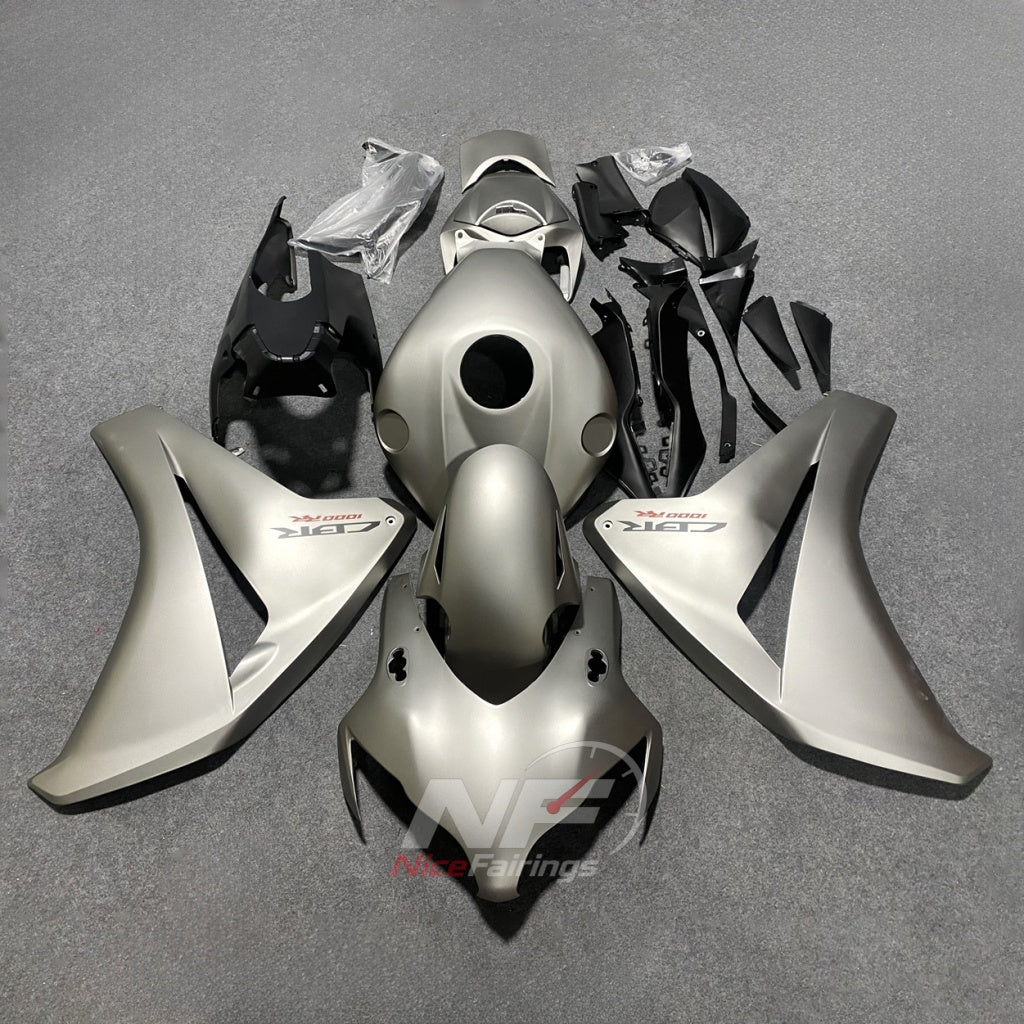Replacement Green Injection-Molded Bodywork Set Fits 2008-2011 HONDA CBR1000RR | NiceFairings - paint design NO.2 option image