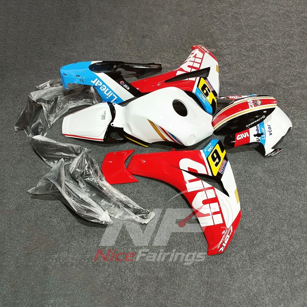 ABS Plastic Bodywork Kit Fits HONDA CBR1000RR 2008-2011 | NiceFairings - front angle image
