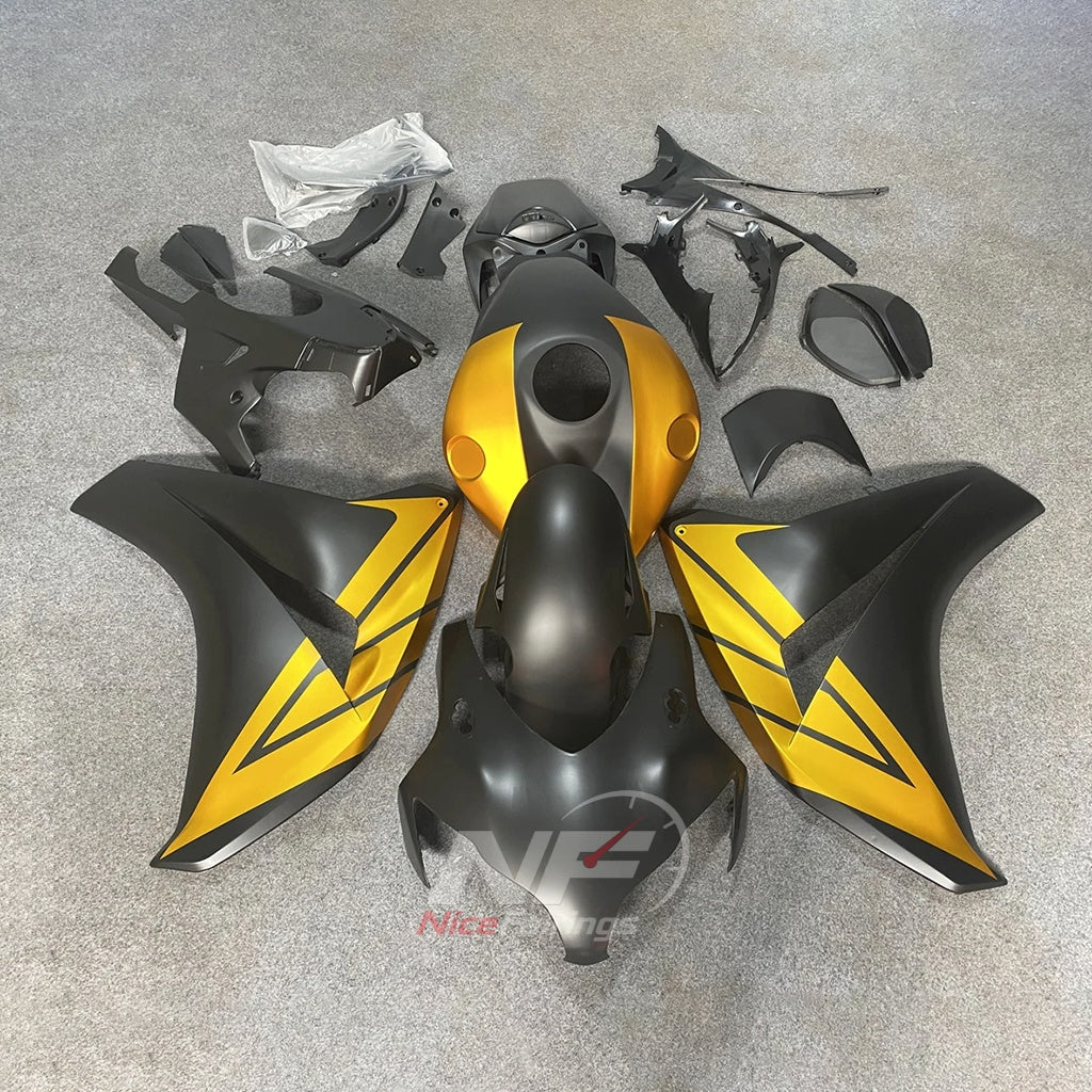 Replacement Green Injection-Molded Bodywork Set Fits 2008-2011 HONDA CBR1000RR | NiceFairings - paint design NO.9 option image