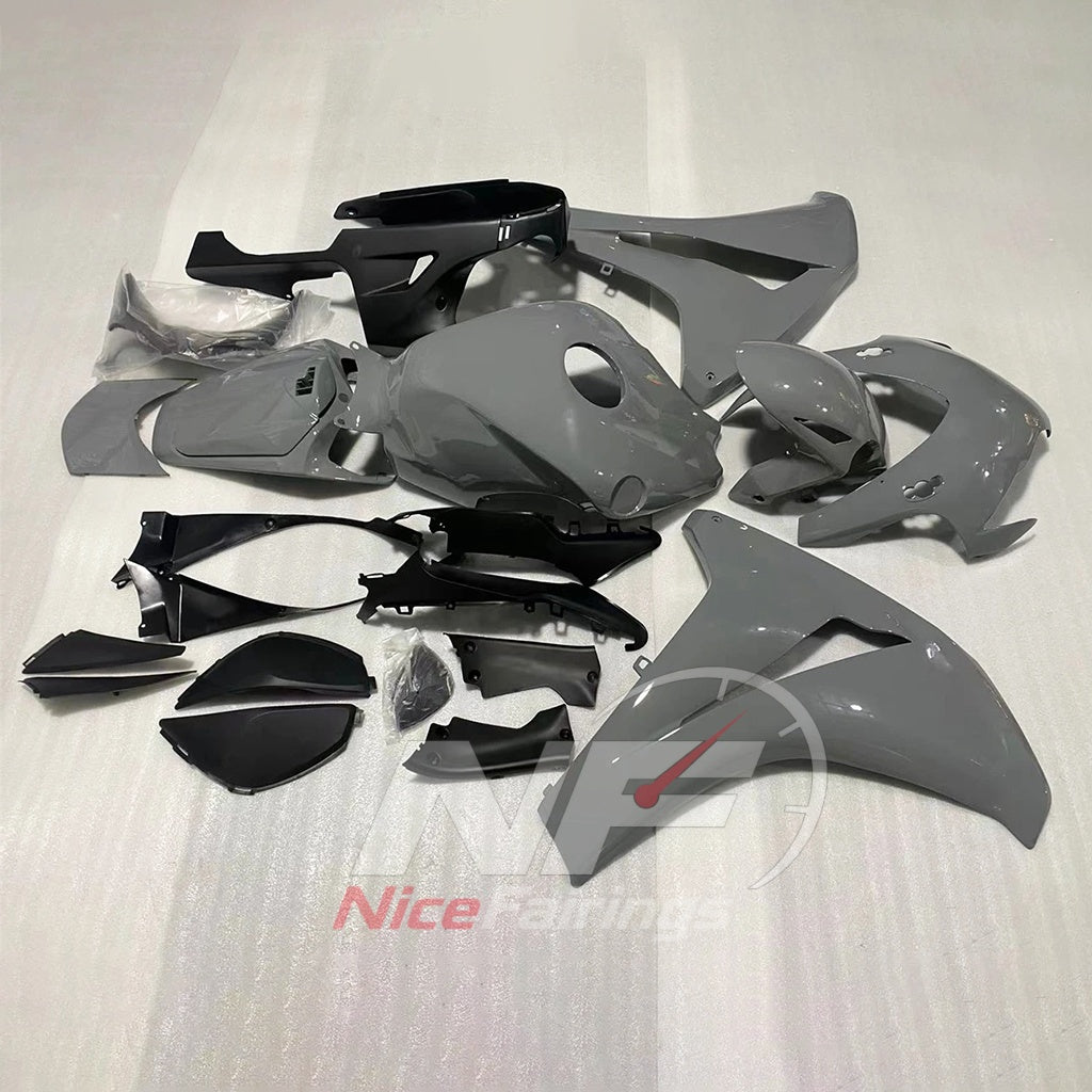 Aftermarket Gray Sportbike Bodywork Set Fits 2008-2011 HONDA CBR1000RR | NiceFairings - front angle image