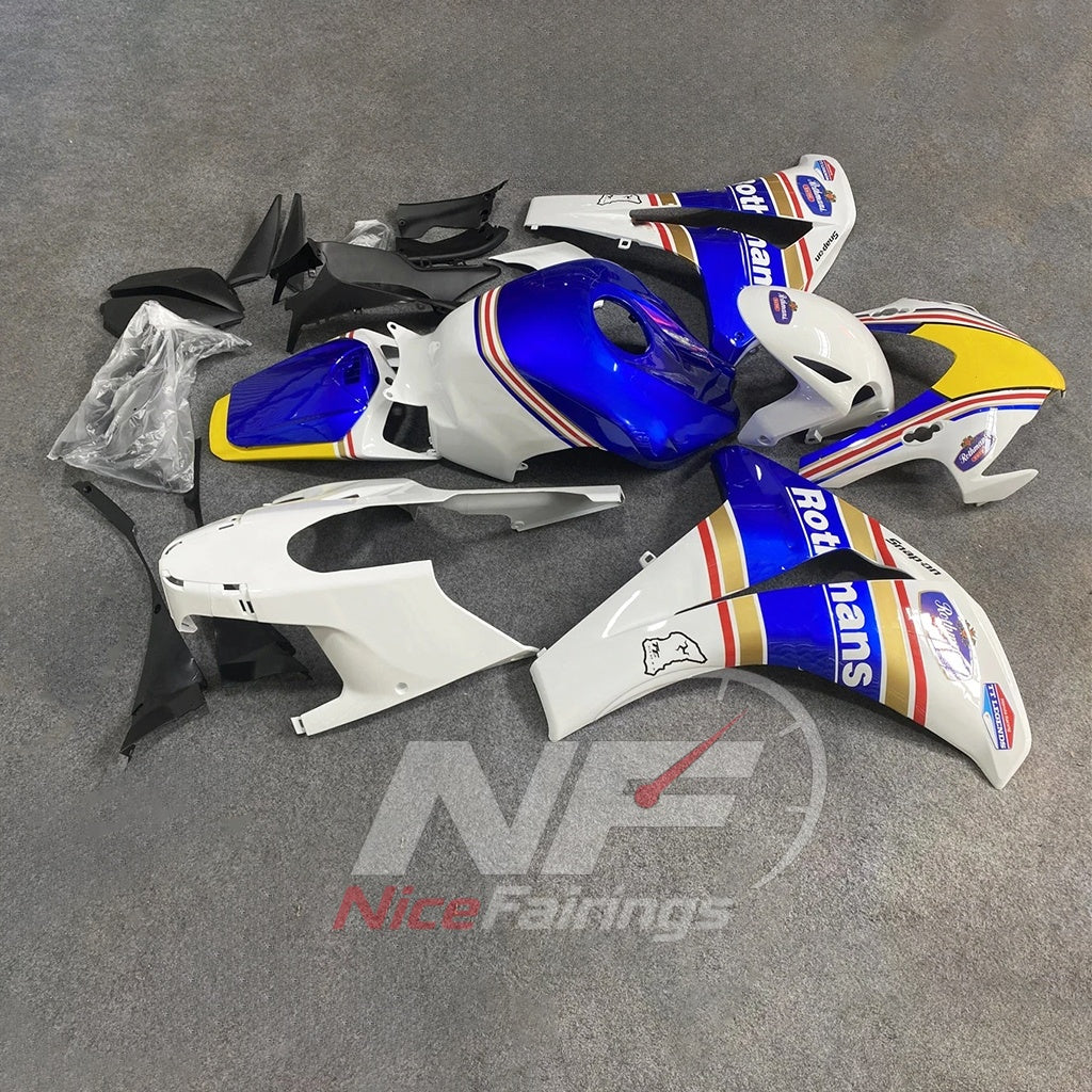 Replacement Injection-Molded Cowling Set Fits HONDA CBR1000RR 2008-2011 | NiceFairings - front angle image