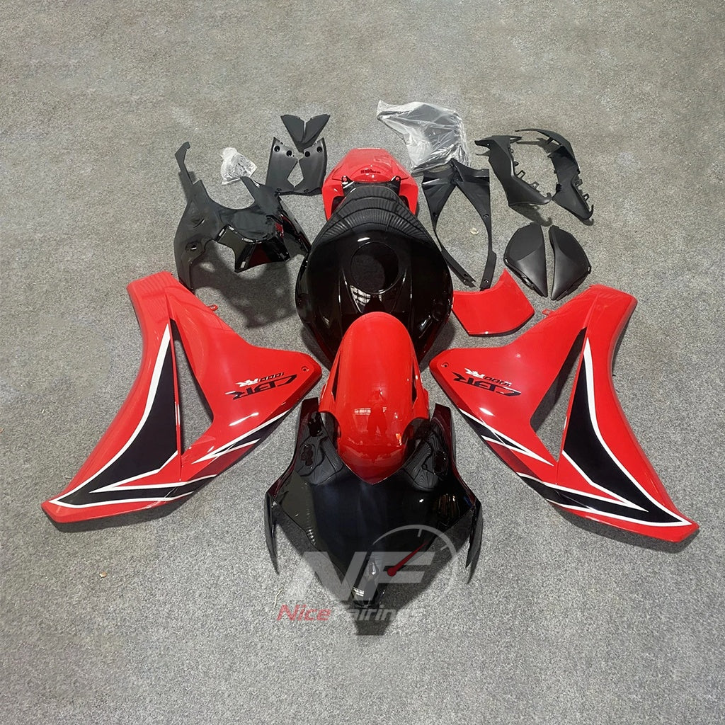 Replacement Injection-Molded Cowling Set Fits HONDA CBR1000RR 2008-2011 | NiceFairings - paint design NO.2 option image