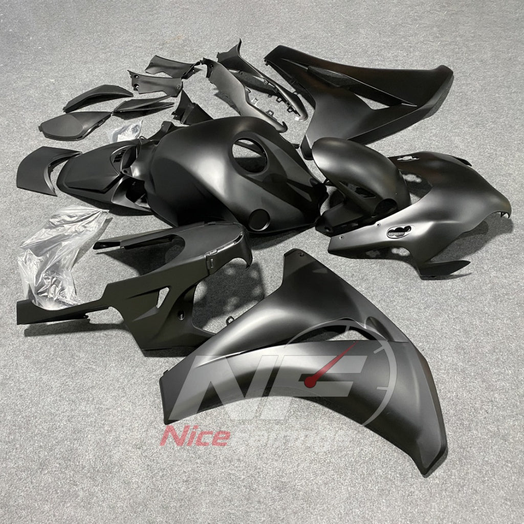 Aftermarket Black ABS Motorcycle Fairings Compatible with HONDA CBR1000RR 2008-2011 | NiceFairings - side angle image