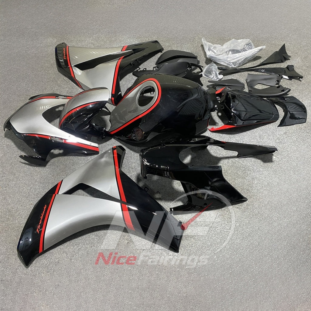 Aftermarket Gray Replacement Body Panels Compatible with 2008-2011 HONDA CBR1000RR | NiceFairings - front angle image