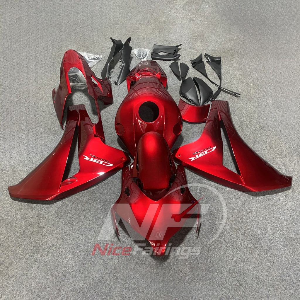 Replacement Orange ABS Injection Fairing Kit Fits 2008-2011 HONDA CBR1000RR | NiceFairings - paint design NO.2 option image