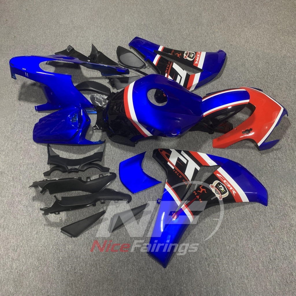 Blue Sportbike Fairing Set Fits HONDA CBR1000RR 2008-2011 | NiceFairings - front angle image