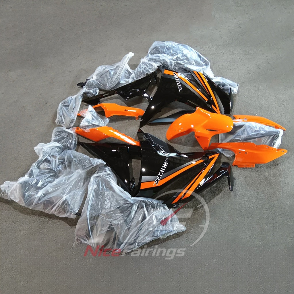 ABS Sportbike Bodywork Set Fits HONDA CBR500R 2016-2018 - 9D Edition | NiceFairings - front angle image