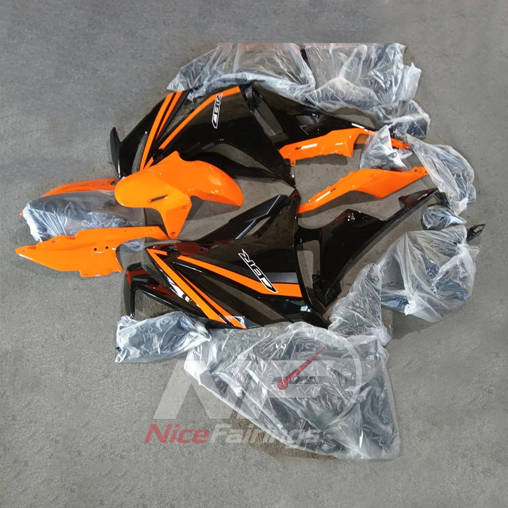 ABS Sportbike Bodywork Set Fits HONDA CBR500R 2016-2018 - 9D Edition | NiceFairings - side angle image