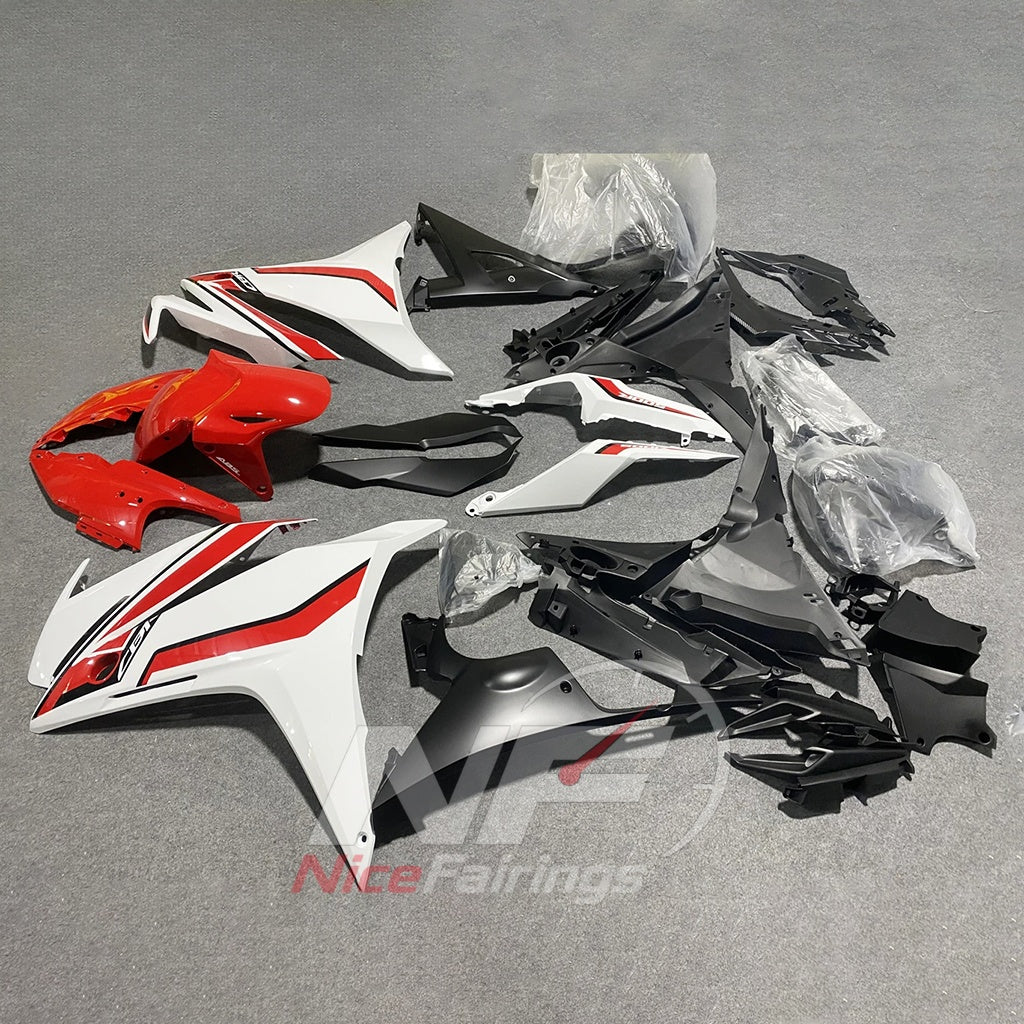 Replacement ABS Fairing Kit Fits HONDA CBR500R 2016-2018 - DA5 Graphic | NiceFairings - front angle image