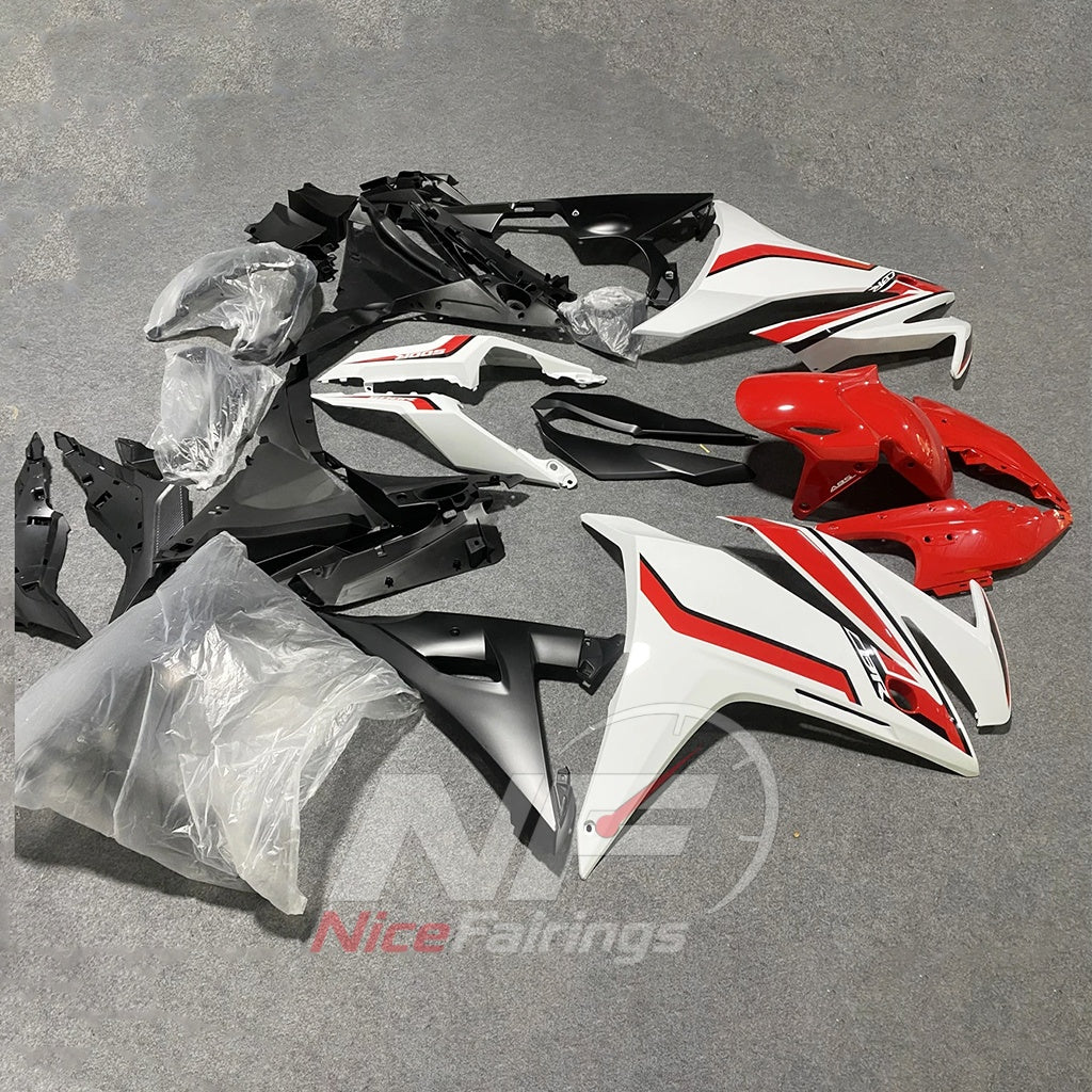 Replacement ABS Fairing Kit Fits HONDA CBR500R 2016-2018 - DA5 Graphic | NiceFairings - side angle image
