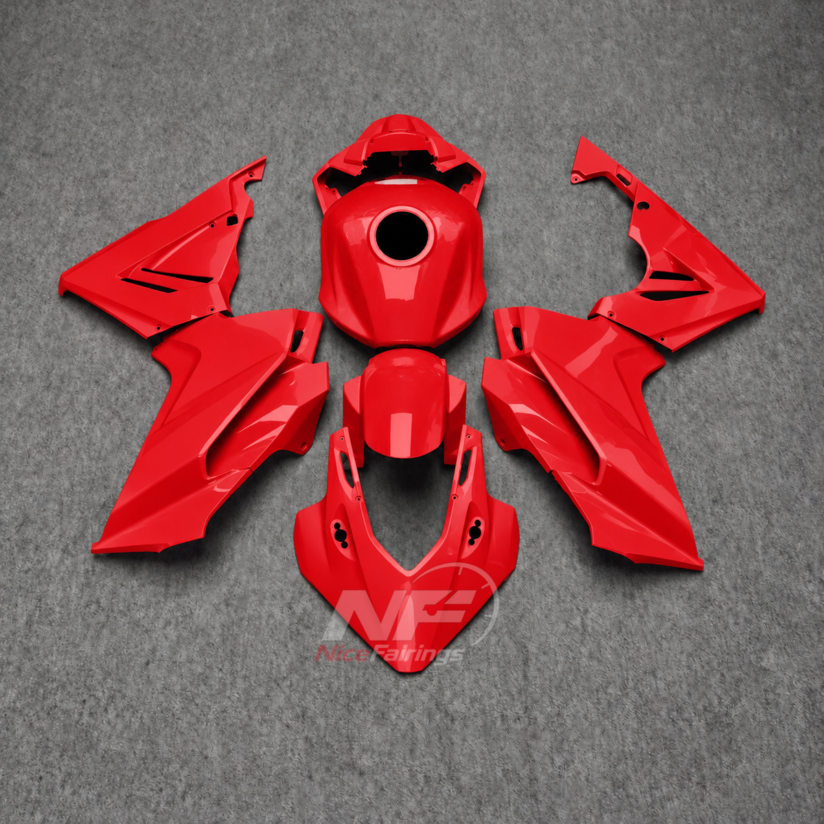 ABS Motorcycle Body Panels Fits HONDA CBR500R 2024-2026 - Purple | NiceFairings - paint design NO.8 option image