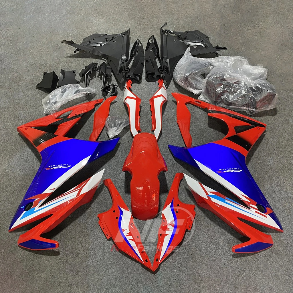 Injection ABS Cowling Kit Fits HONDA CBR500R 2016-2018 - 8JND Design | NiceFairings - paint design NO.5 option image