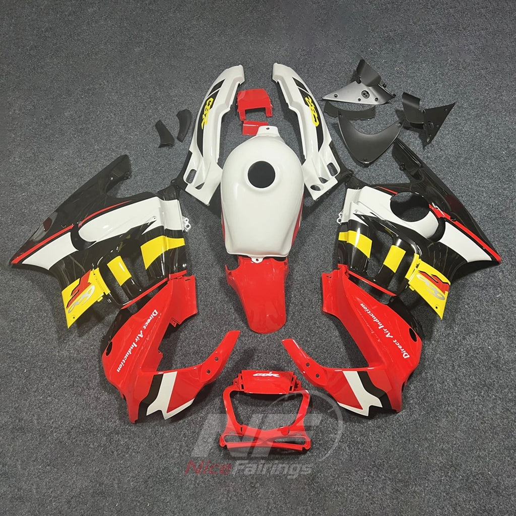 Motorcycle Fairing Kit Fits 1995-1996 HONDA CBR600 F3 - ABS Plastic - Red White Yellow Black | NiceFairings - main product image