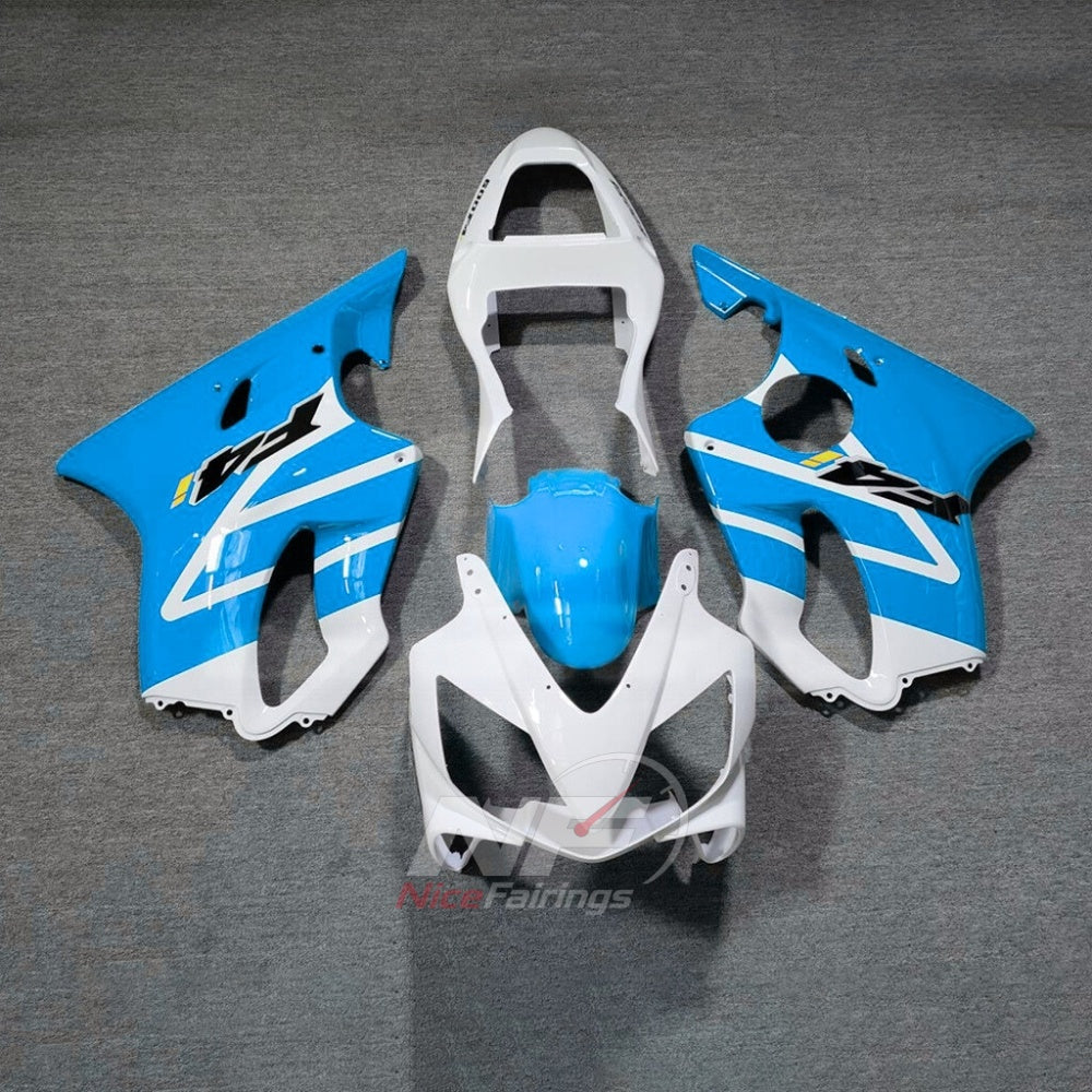 ABS Plastic Fairing Kit Fits 2001-2003 HONDA CBR600 F4i - ABS Plastic - Light Blue White | NiceFairings - main product image